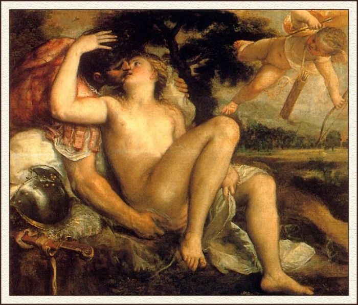 bs- Titian- Mars Venus And Love.  ( )