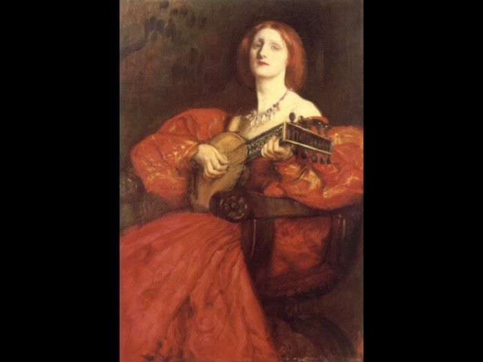 A Lute Player. ,  