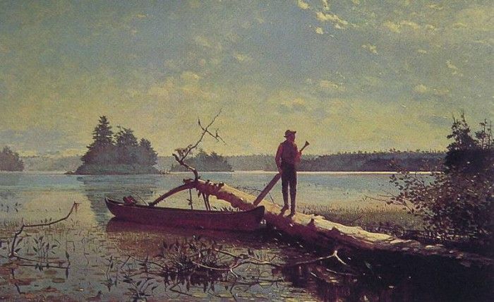 An Adirondack Lake. Гомер, Уинслоу