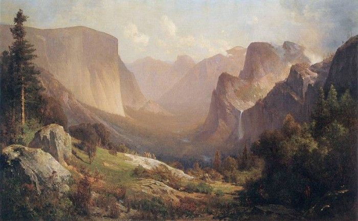 View of Yosemite Valley 1871. , 