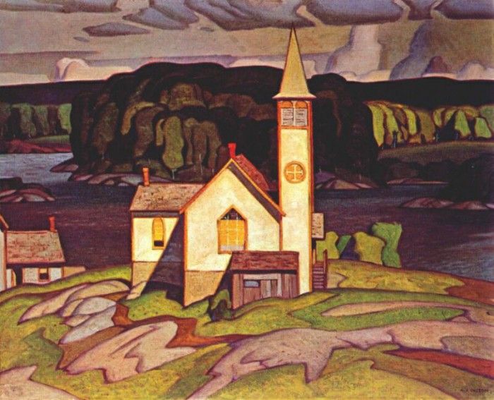 casson anglican church at magnetawan 1933. 