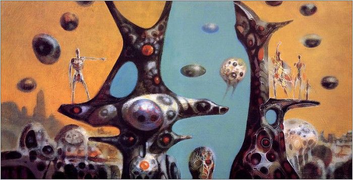 Richard Powers Untitled - Xxx 1071 . ,  M