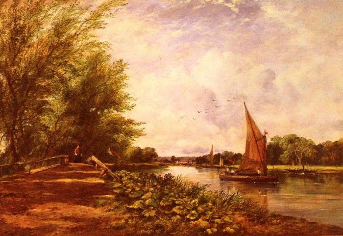 Watts Frederick Waters The Riverbank. ,  