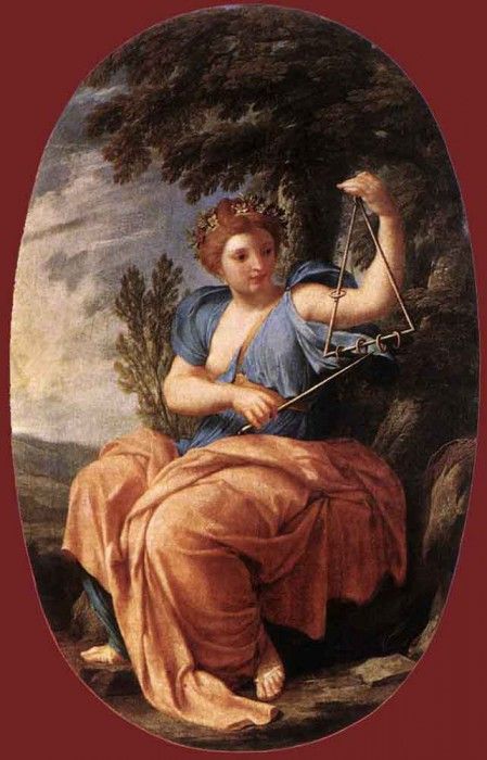 LE SUEUR Eustache The Muse Terpsichore. Sueur,  