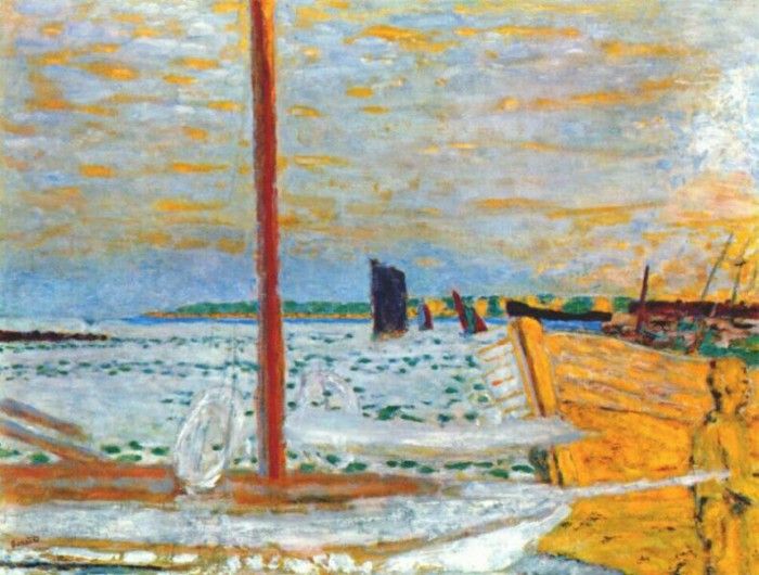 bonnard the yellow boat c1936 8.  