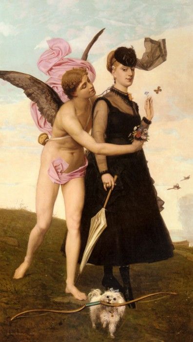 Piltieres Albert Anatole Martin Ernest Lambron Des The Young Widow. ,  Piltieres    