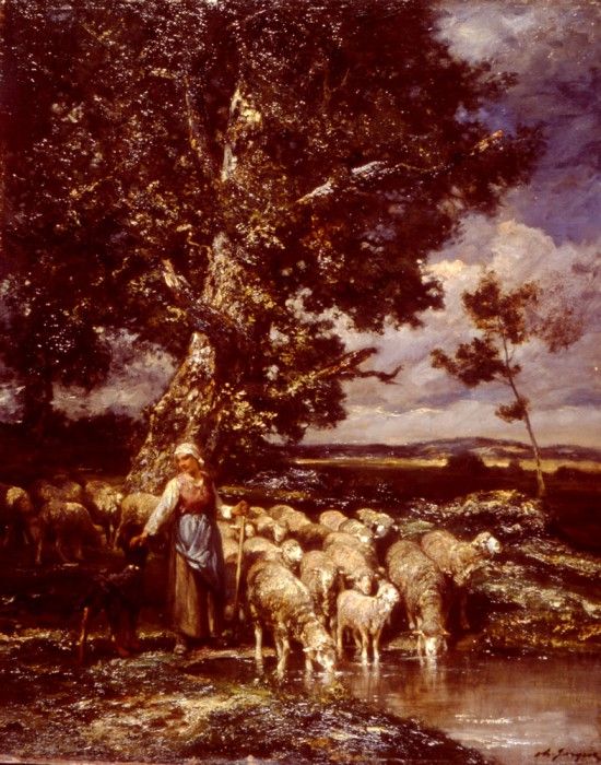 Jacque Charles Emile Shepherdess. ,  