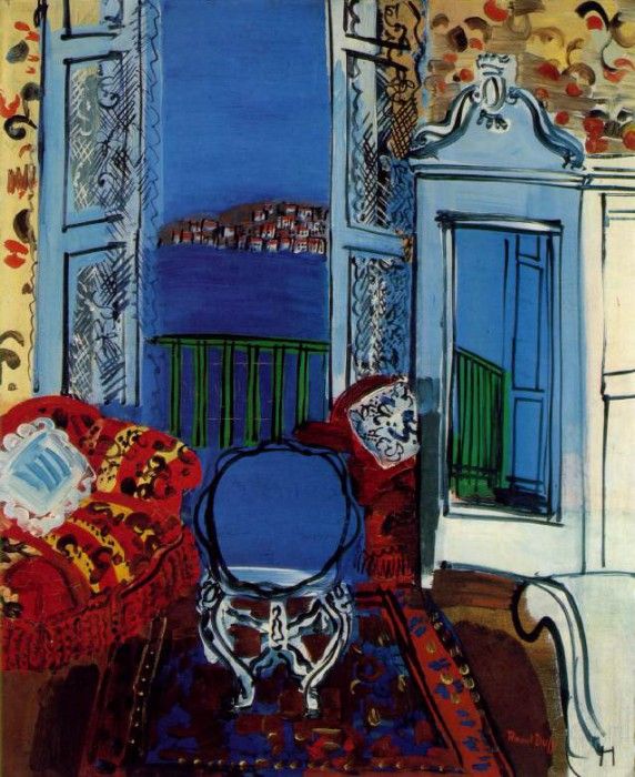 Dufy Open Window, Nice 1928. The art institute of Chicago. , 