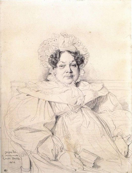 Ingres Madame Louis Francois Bertin. ,   