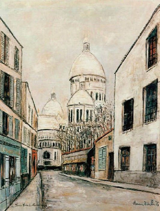 Sacre Coeur De Montmartre Rue Du Chevalier De La Barre A Montmartre 1935. , 