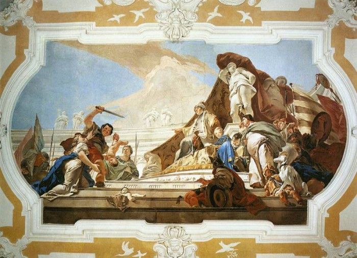 Tiepolo Palazzo Patriarcale The Judgment of Solomon. ,  