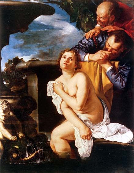 Gentileschi Artemisa Susanna ei vecchioni 1622. , 