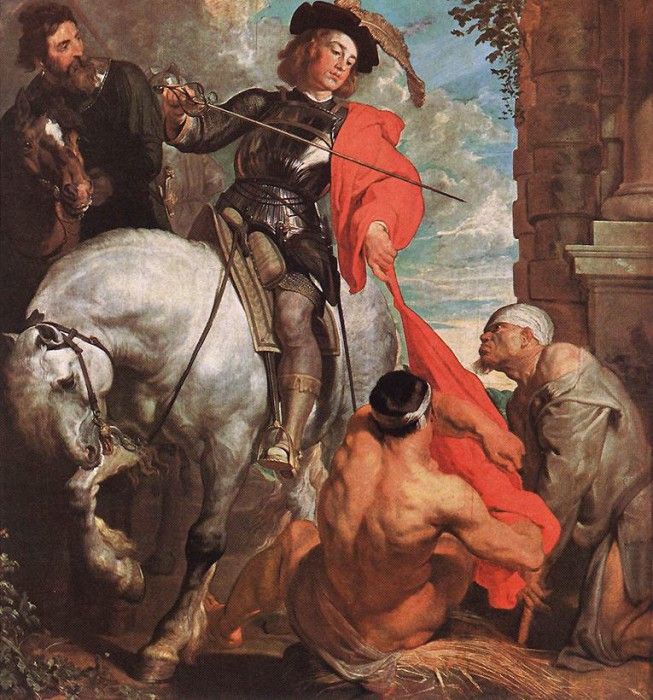 St Martin Dividing his Cloak WGA. ,  