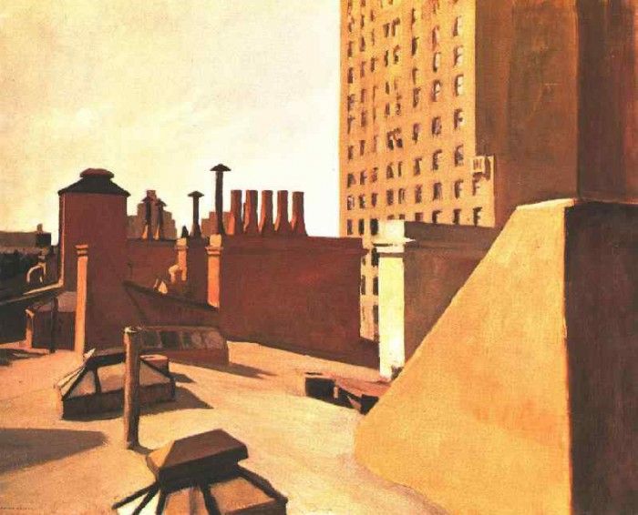 Hopper City Roofs, 1932, Private. , 