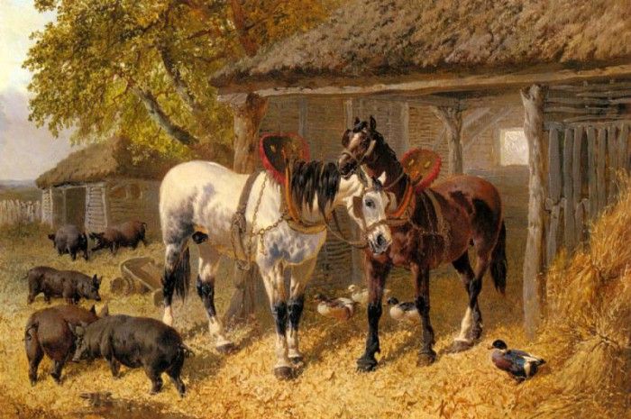 Herring Jnr. John Frederick The Farmyard2. ,  