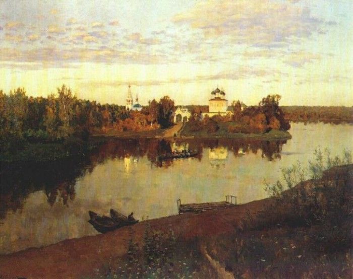 levitan evening bells 1892. , 