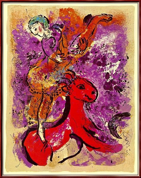 Chagall-CircusRiderOnARedHorse-sj. �����, ����