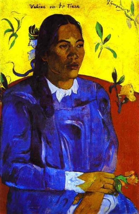 Gauguin - Vahine No Te Tiare (Woman With A Flower). , 