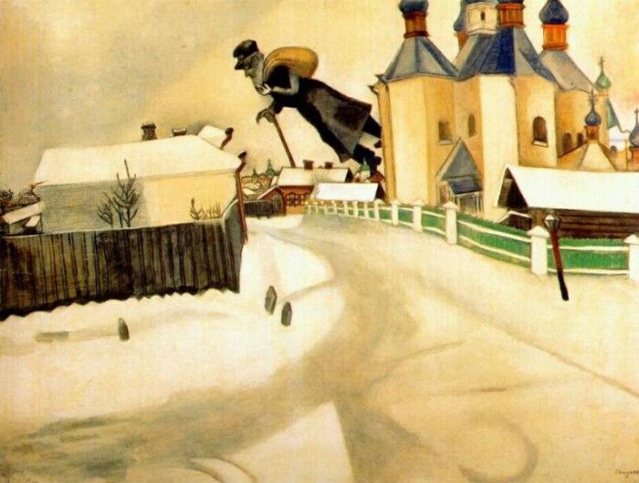 chagall over vitebsk 1914. , 