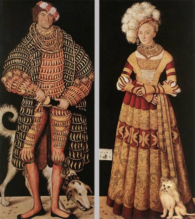 CRANACH Lucas the Elder Portraits Of Henry The Pious. ,  