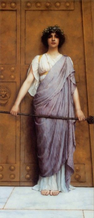 Godward At the Gate of the Temple. ,  