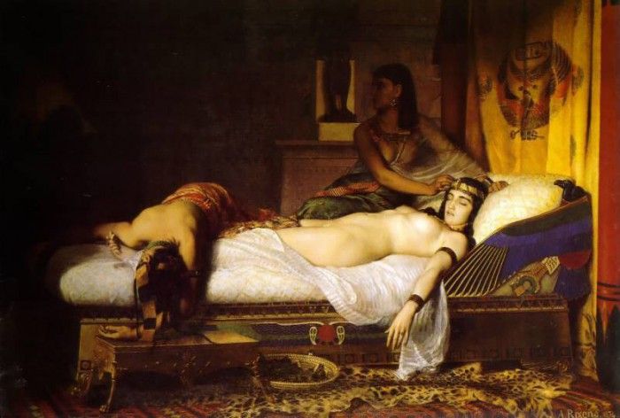 The Death of Cleopatra 1874. Rixens, -
