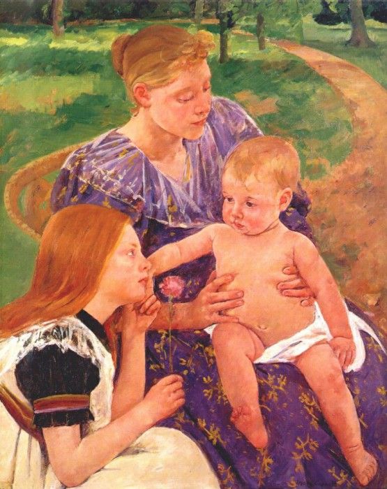 cassatt the family 1893.  