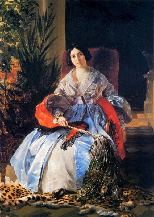 Briullov Karl Yelizaveta Saltykova Sun.    (1799-1852)