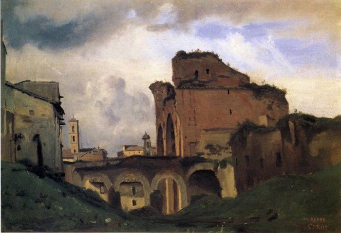 Corot Basilica of Constantine. , --