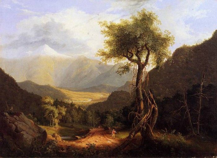 Cole Thomas View in the White Mountains 1827. , 