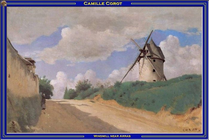 PO Vp S2 49 Corot Windmill near Arras. 
