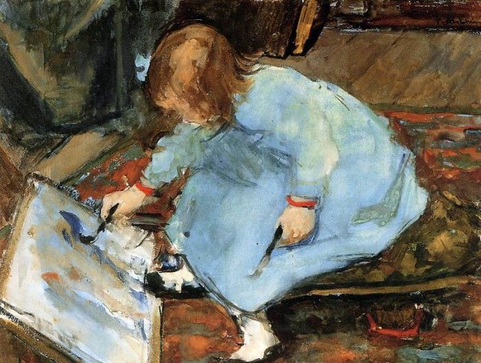 Arntzenius Floris Lies The Artists Daughter Painting Sun. Arntzenius, Флорис