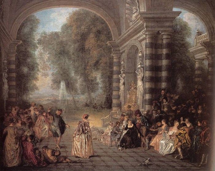 Watteau Les Plaisirs du bal. , -