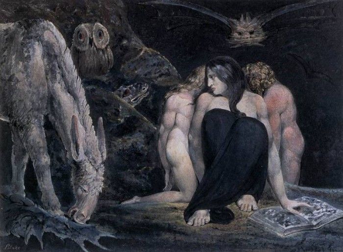 BLAKE William Hecate Or The Three Fates. , 