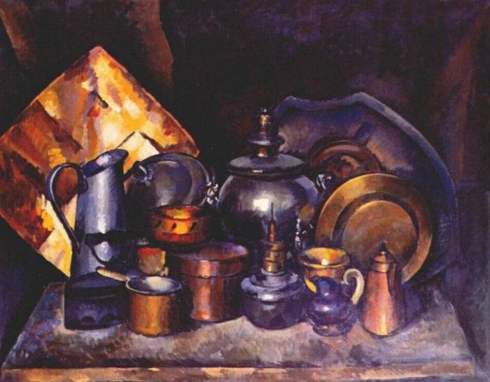 mashkov still-life with samovar 1919. , 