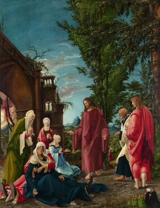   -    [Christ taking Leave of his Mother]. , 