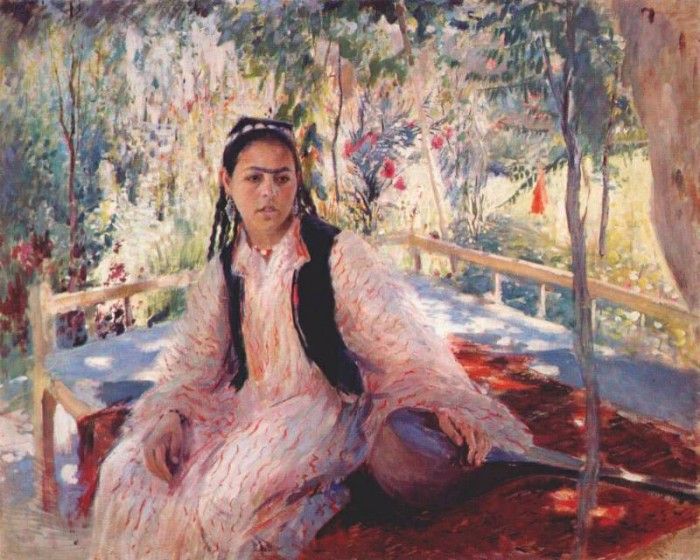 benkov girl with a dutar 1947. 
