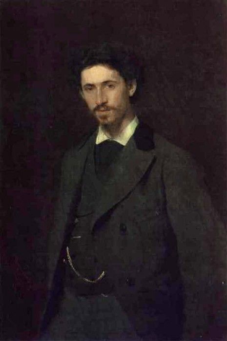 1876 Portrait of the Artist Ilya Repin. ,  