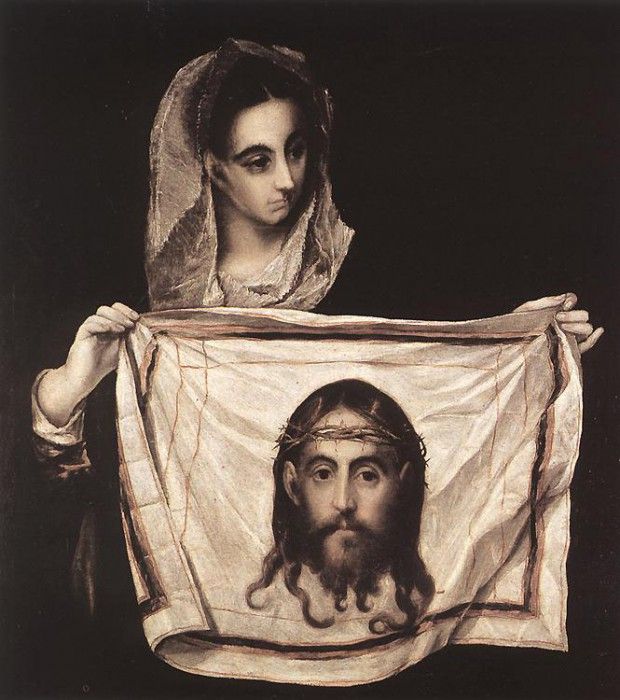 El Greco St Veronica with the Sudary 1579. , -