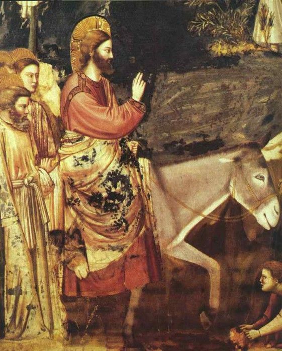 Giotto Scenes from the Life of Christ. 10. Entry into Jerusa.   