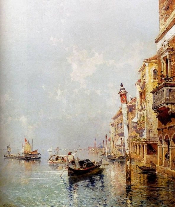 Unterberger Franz Richard Canale Della Giudecca. ,  