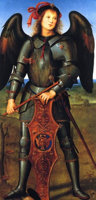 Perugino The archangel Michael. , 