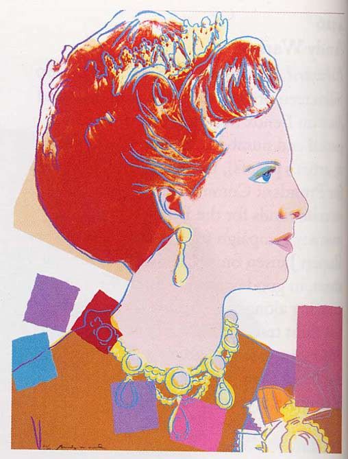 Warhol - Queen Margrethe Ii Of Denmark. , 