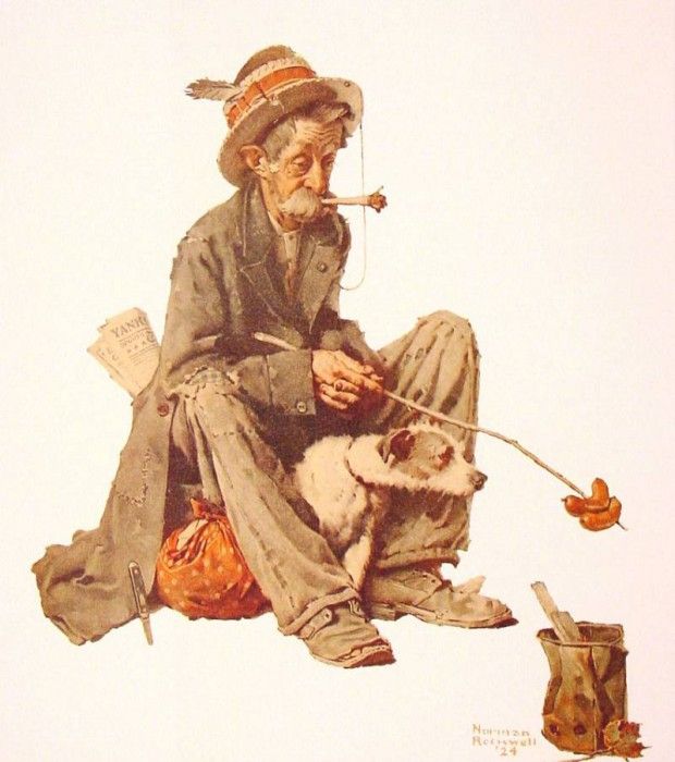 Hobo and Dog. , 