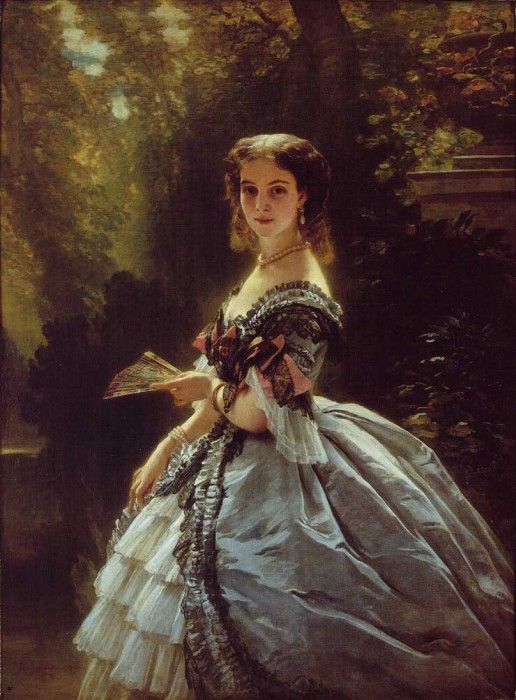 Winterhalter Franz Xavier Princess Elizabeth Esperovna Belosselsky Belosenky Princess Troubetskoi. ,  