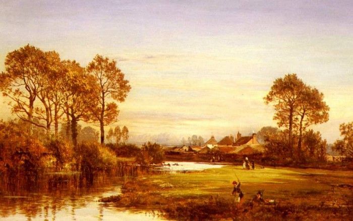 Harris William E A Sunny Afternoon On Eton Wick Common. ������, ������ E