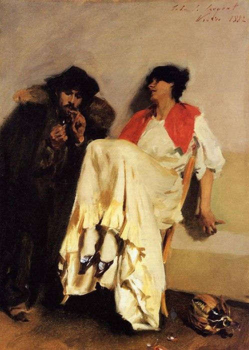 Sargent John Singer The Sulphur Match. ,  