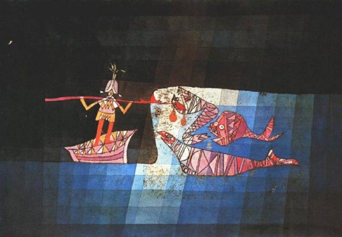 KLEE BATTLE SCENE FROM THE COMIC OPERA THE SEAFARER  (1923. , 
