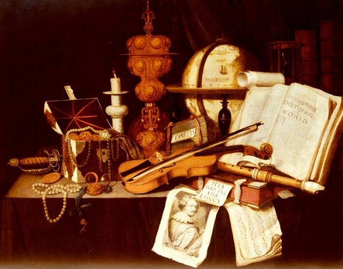 Collier Evert Vanitas Still Life.  