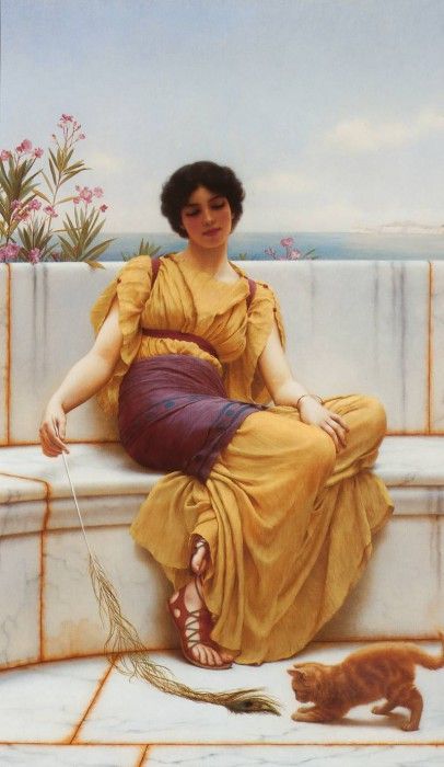 Godward Idleness 1900. ,  